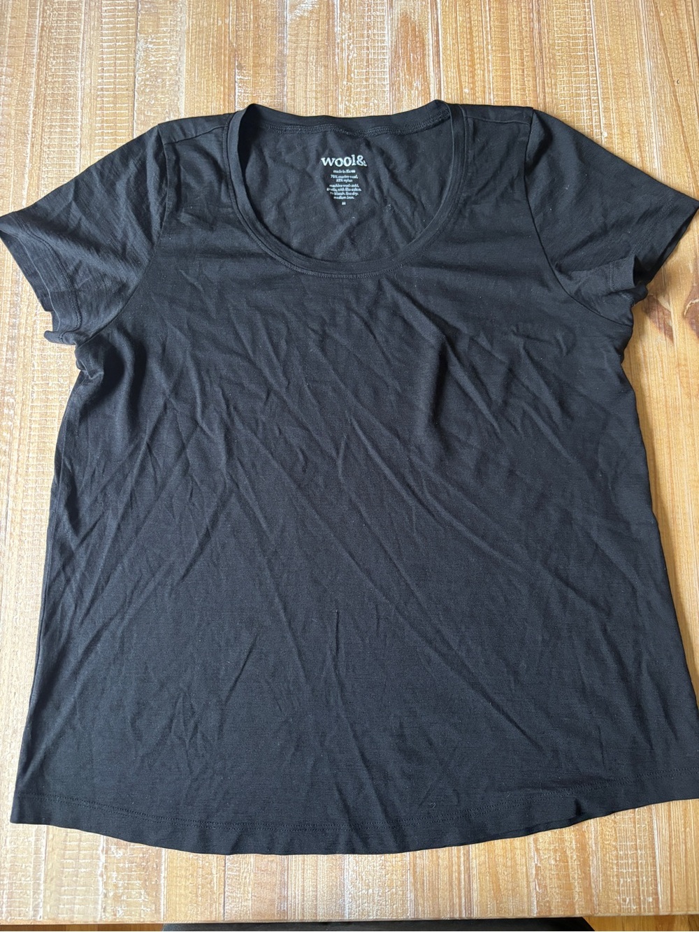 Wool& Stella scoop neck short sleeve tee